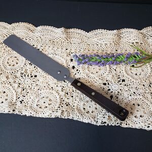 Vintage Ekco Eterna Stainless Steel Icing Spatula 12" Spreader Bakelite Handle